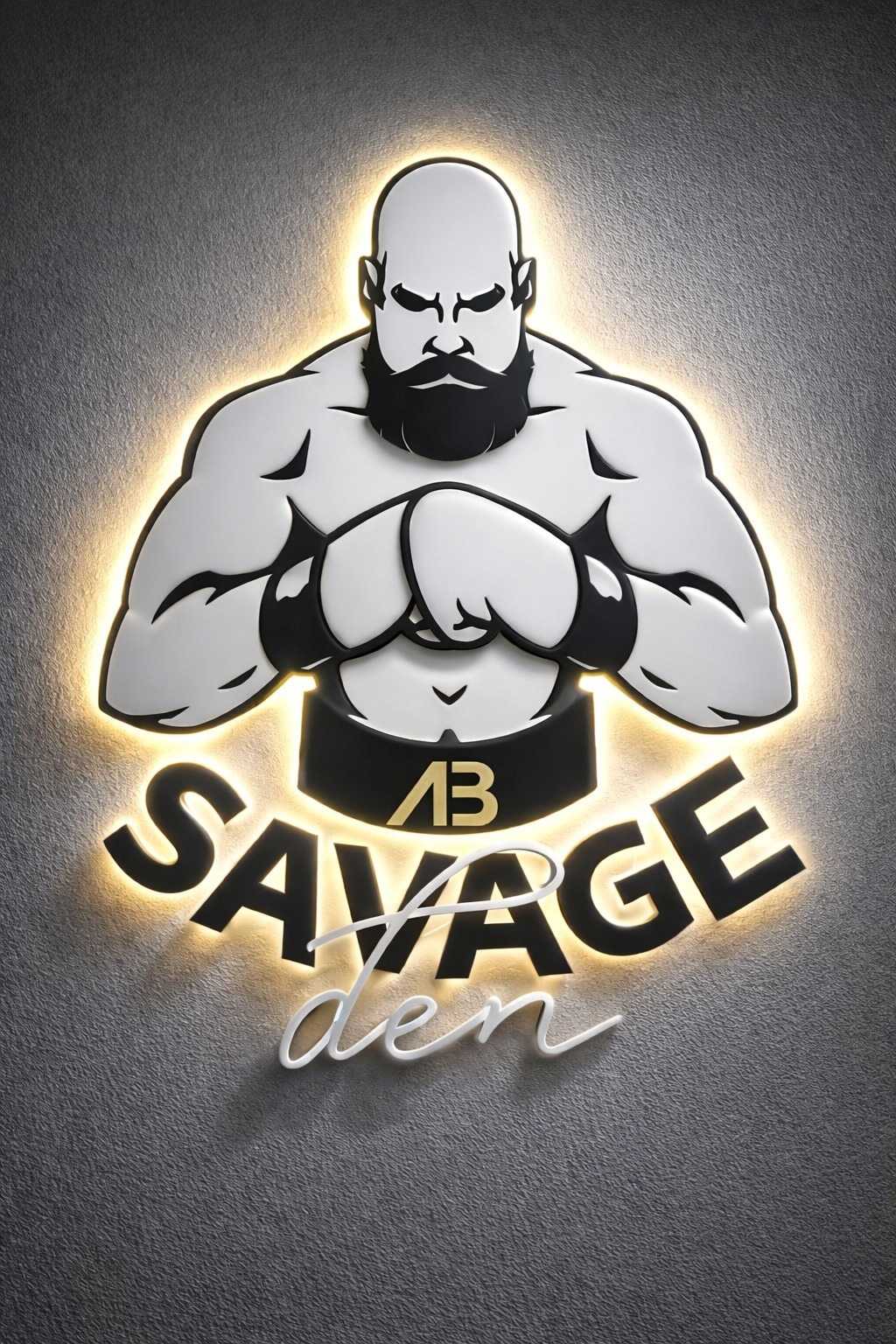 Boksački klub Savage den - Logo