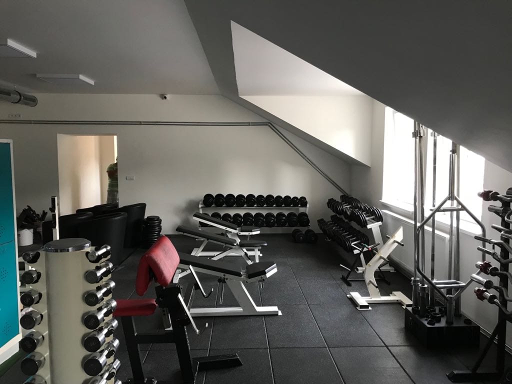 Fitness Technogym a Mestská plaváreň Veľký Krtíš