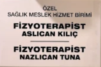 Özel Sağlık Meslek Hizmet Birimi - Fizyoterapist Nazlıcan Tuna - Fizyoterapist Aslıcan Kılıç - Logo